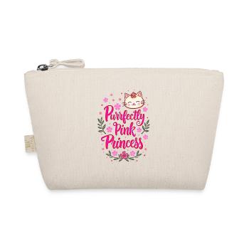 Princess Pink Kawaii Girly - Organic Pouch - nature - Front