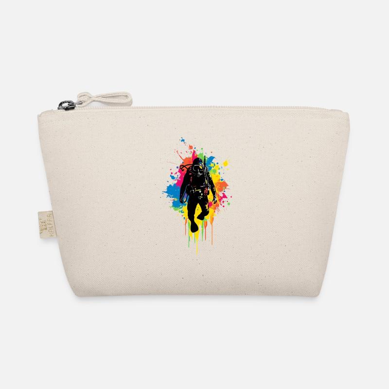 Diver Diving Diving Organic Pouch