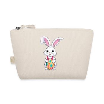 Osterhase mit Ostereiern - Bio-Täschchen - Natur - Vorne