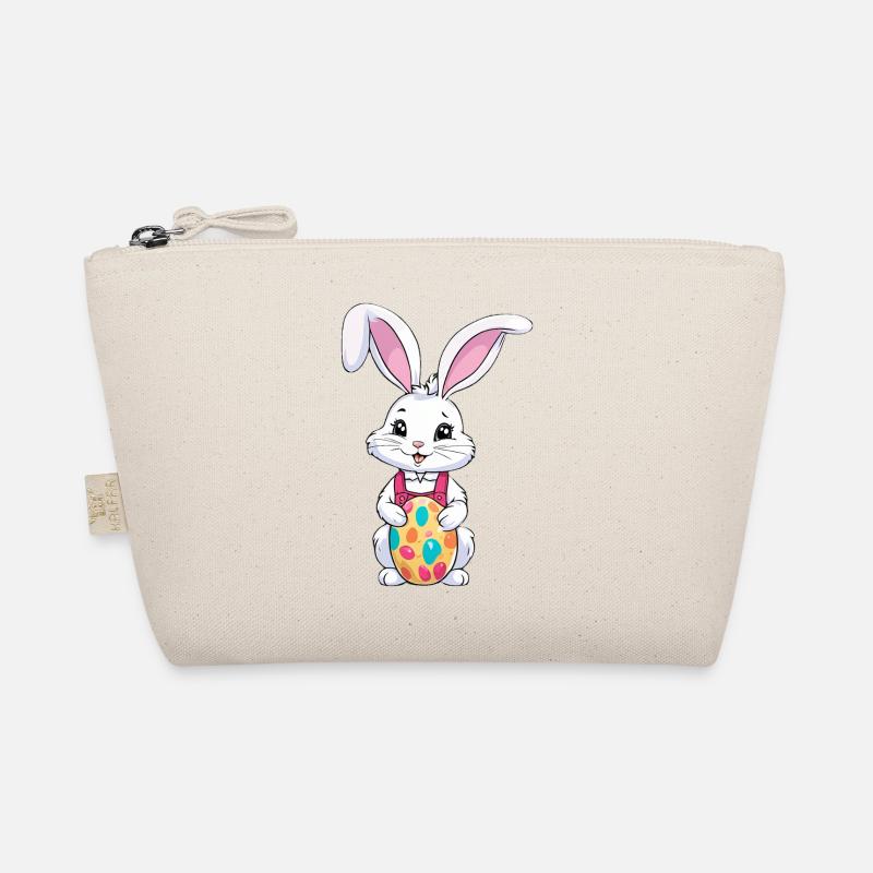Easter bunny with Easter eggs Organic Pouch