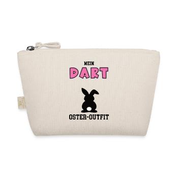 Dart Oster Outfit Ostergeschenk Darterin Darter - Bio-Täschchen - Natur - Vorne