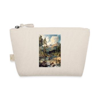 Mountain Landscape Illustration Poster - Organic Pouch - nature - Front