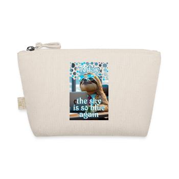 Paresseux au bureau avec des lunettes rêvant dans le bleu - Trousse biologique - nature - Devant