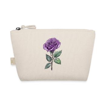 Purple Rose Lila Rose - Bio-Täschchen - Natur - Vorne