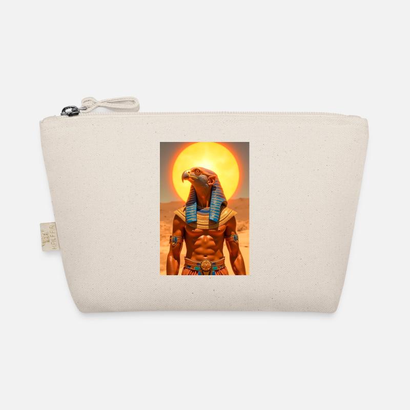Ra, falcon-headed sun god with a glowing solar Organic Pouch