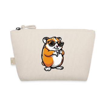 Hamster Cool Animal - Organic Pouch - nature - Front