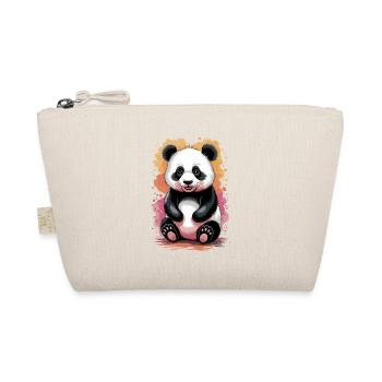 Panda aquarelle – Design artistique de la nature - Trousse biologique - nature - Devant