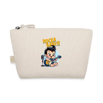 Rocka Baby Rockabilly - Bio-Täschchen - Natur - Vorne