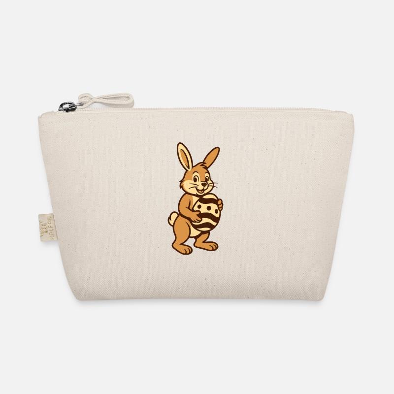 Osterhase mit Osterei, Osterhase Bio-Täschchen