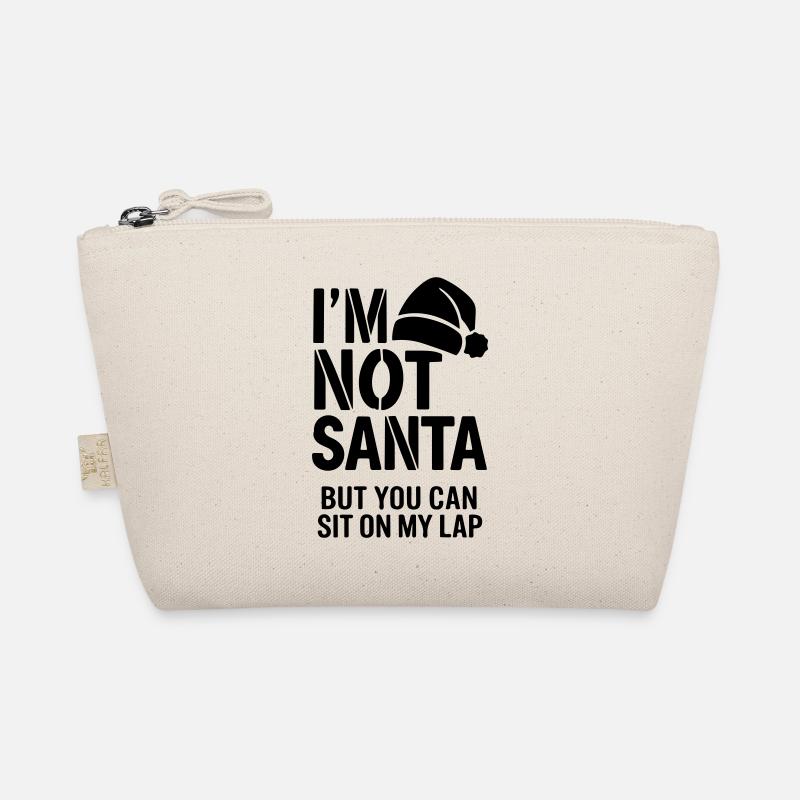 im not santa but you can sit on my lap Organic Pouch