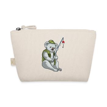 Koala Angler Fishing Rod Fishing - Organic Pouch - nature - Front