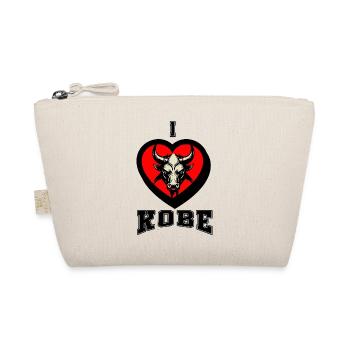 I Love Kobe - Bio-Täschchen - Natur - Vorne