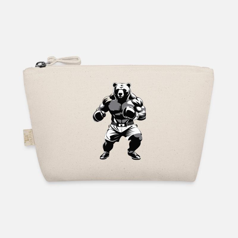 Boxing Bear - Conception du logo du Box Club Trousse biologique