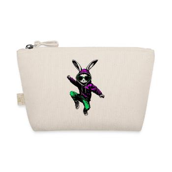 Cool bunny lapin de Pâques en jogger avec lunettes de soleil - Trousse biologique - nature - Devant