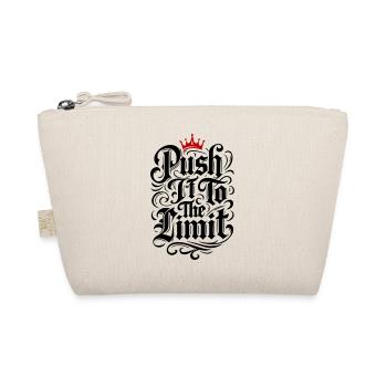 Push it to the limit Motivation Spruch - Organic Pouch - nature - Front