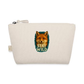 Stay Wild - Cooler Fuchs - Bio-Täschchen - Natur - Vorne