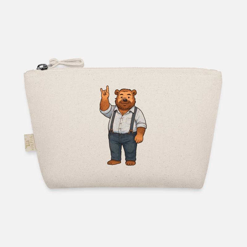 Brummbär rocks - Organic Pouch - nature
