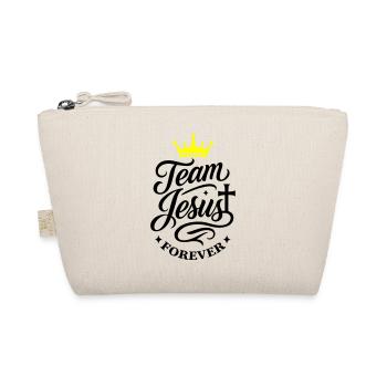 Team Jesus Saying - Organic Pouch - nature - Front