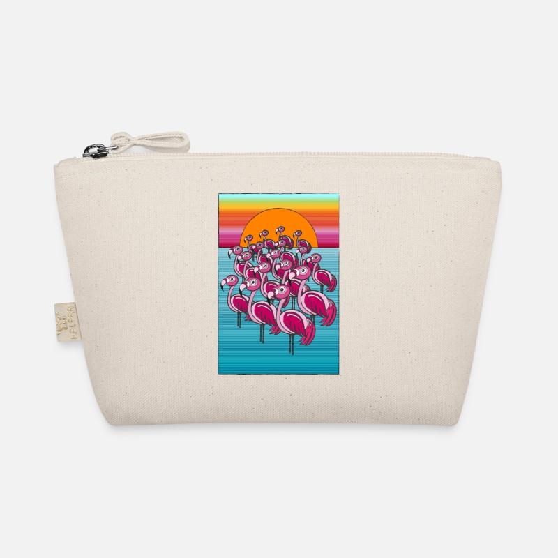 Flamingosssss - Bio-Täschchen - Natur