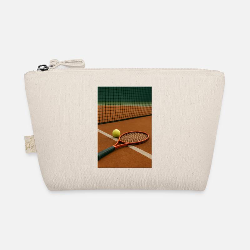 Tennis - Racket and ball - Organic Pouch - nature