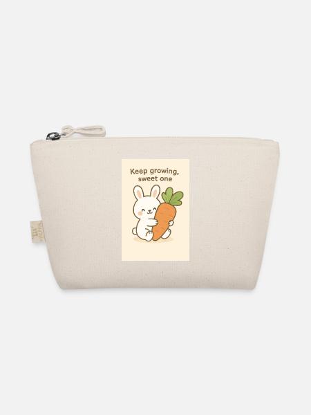 Lapin Kawaii Câlin Carotte Géante - Trousse biologique - nature - Devant
