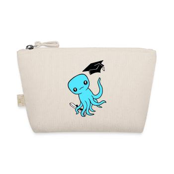 Oktopus Schulabschluss Abitur bestanden College - Bio-Täschchen - Natur - Vorne
