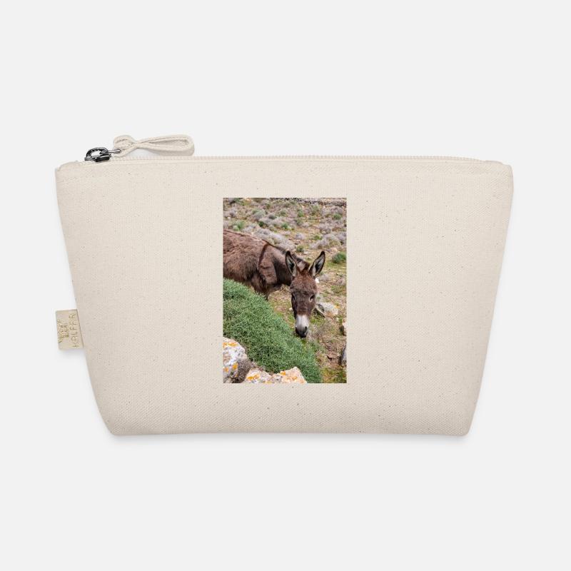 Âne dans un champ Paysage Île de Mykonos Trousse biologique