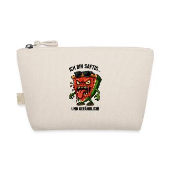Juicy pizza with sunglasses - Organic Pouch - nature - Front