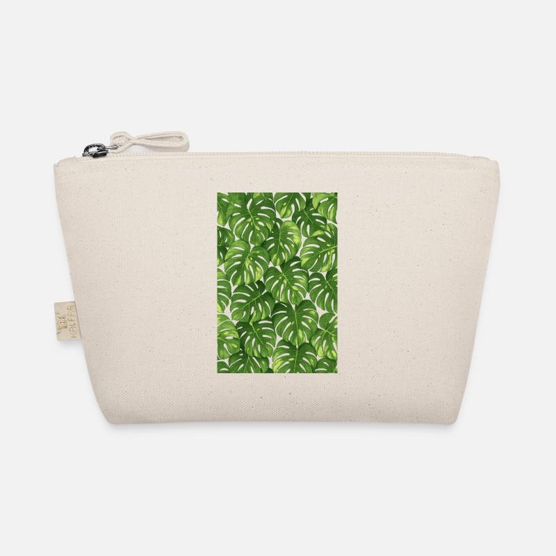 Monstera - Bio-Täschchen - Natur