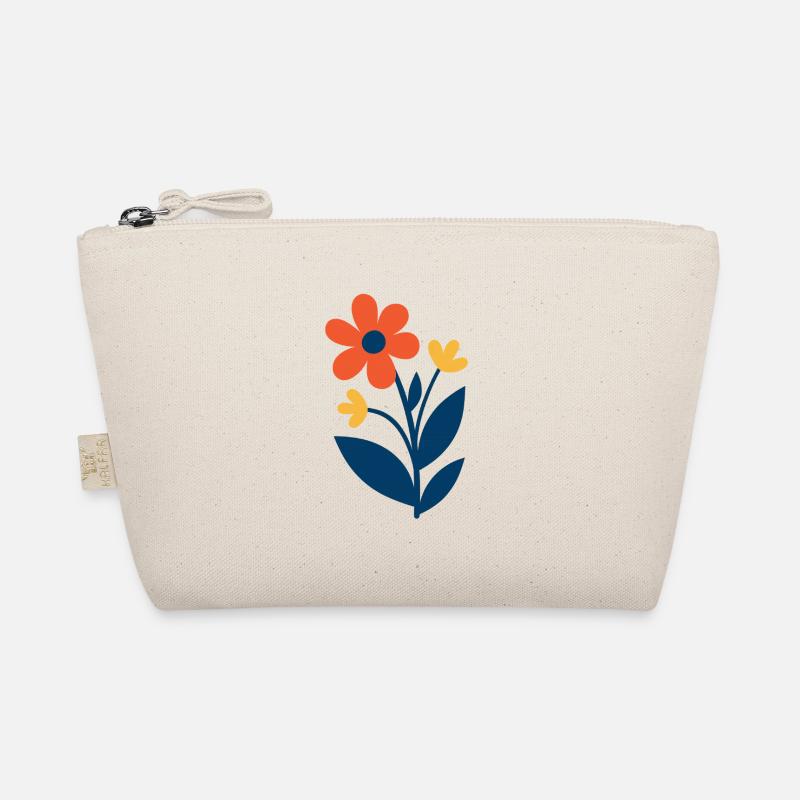 Floral shapes – fresh & colourful Organic Pouch