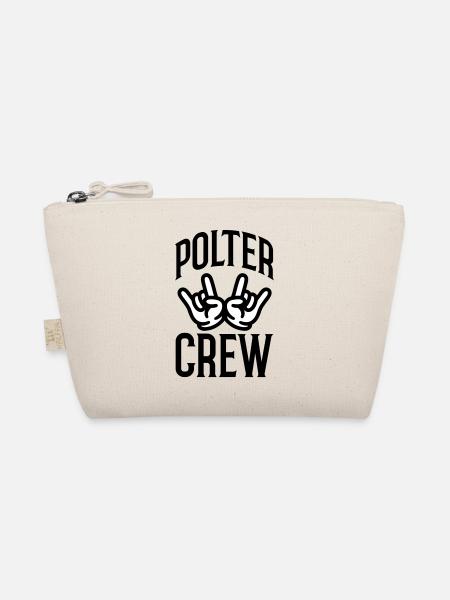 Polter Crew Polterabend - Bio-Täschchen - Natur - Vorne