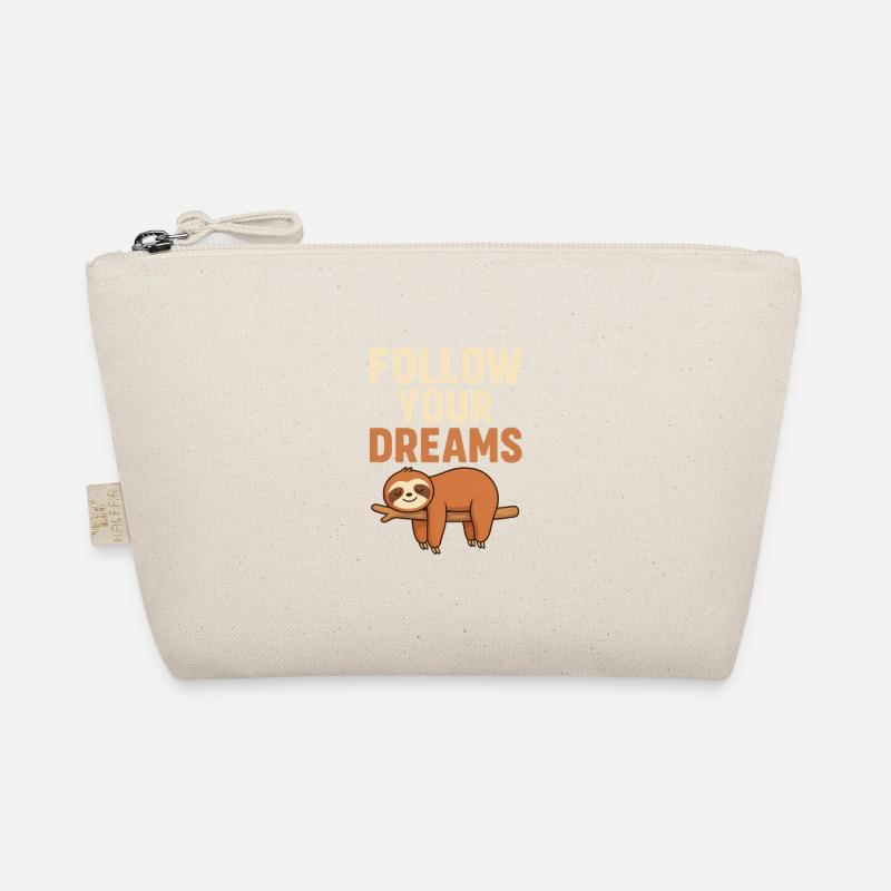 Sloth – Follow Your Dreams | Funny motivation Organic Pouch