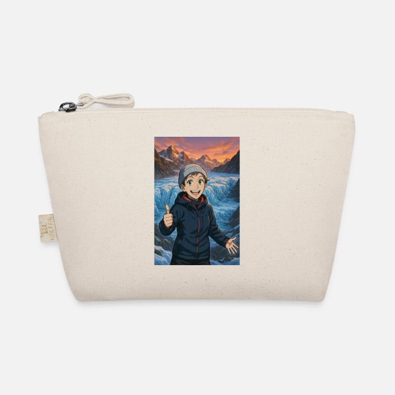 Joyful icy hike Organic Pouch