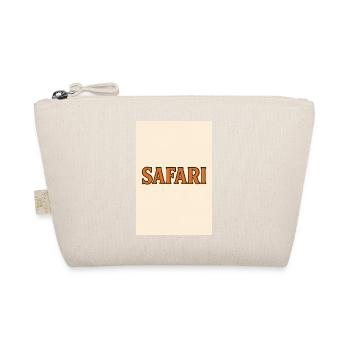 Safari lettering in color - Organic Pouch - nature - Front