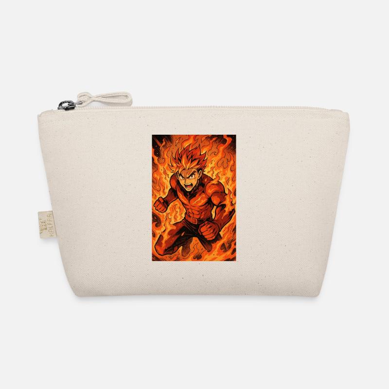 Feuerflammen Kämpfer Bio-Täschchen