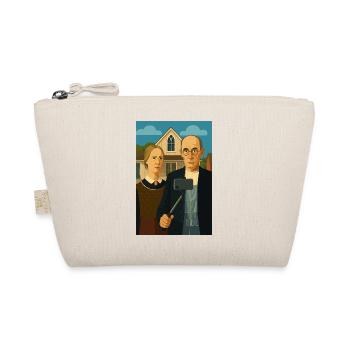 The Americans (in selfie mode) - Organic Pouch - nature - Front