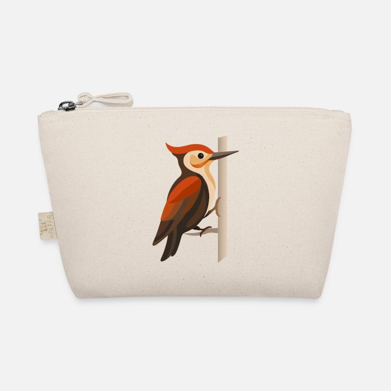 Pic sur tronc d’arbre – motif oiseau stylisé Trousse biologique