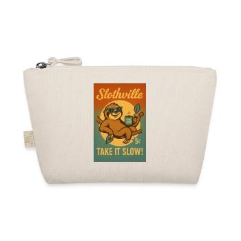 Sloth Slothville - Organic Pouch - nature - Front