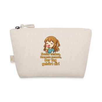 Soak up the sun, collect moments,The day is yours! - Organic Pouch - nature - Front