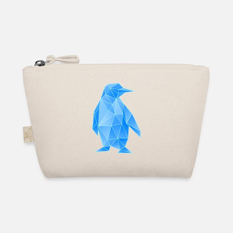 Diamond Penguin Geometric Design Organic Pouch