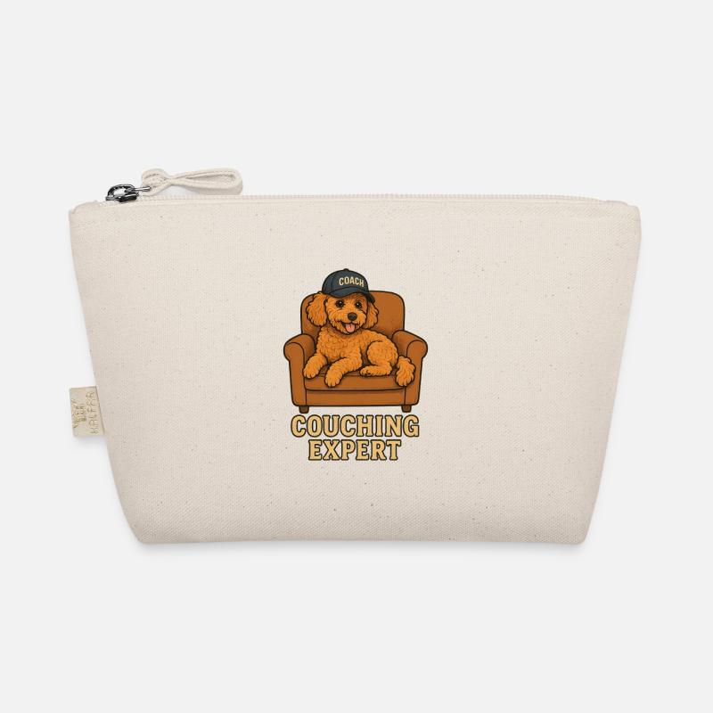 Couch Pudel - Couching expert - Bio-Täschchen - Natur