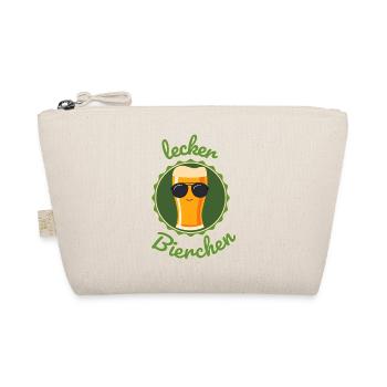 lecker Bierchen - Bio-Täschchen - Natur - Vorne