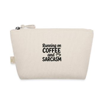 Running on Coffee and Sarcasm - Organic Pouch - nature - Front