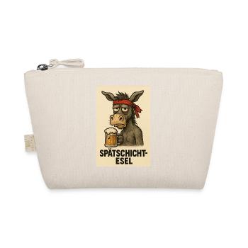 Late shift donkey - Organic Pouch - nature - Front