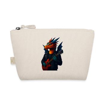 WPAP Style Animals - Dragon Guitarist - Organic Pouch - nature - Front