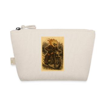 Ghost Rider im Vintage-Stil - Bio-Täschchen - Natur - Vorne