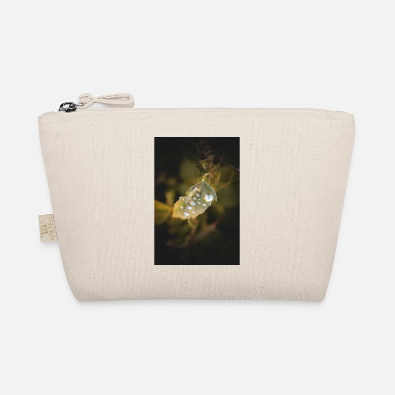 Leaf Water Drops Organic Pouch