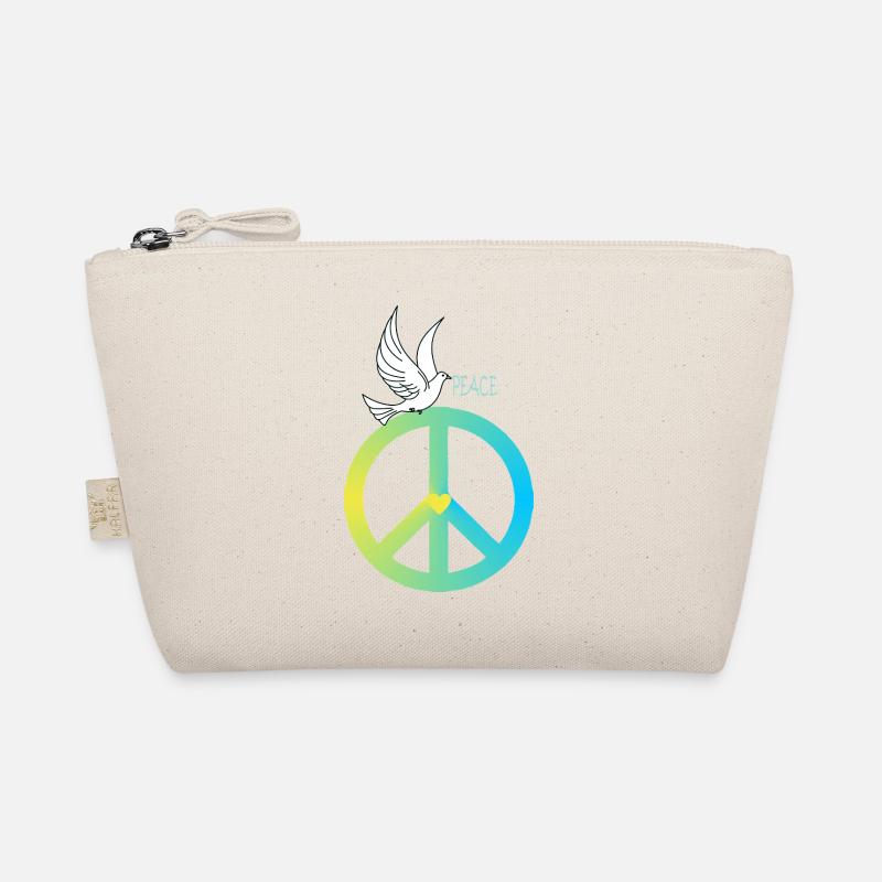 Peacezeichen Friedenstaube Bio-Täschchen
