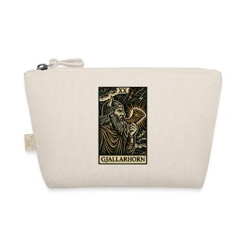 Gjallarhorn – Horn of Ragnarok Viking Tarot Art - Organic Pouch - nature - Front