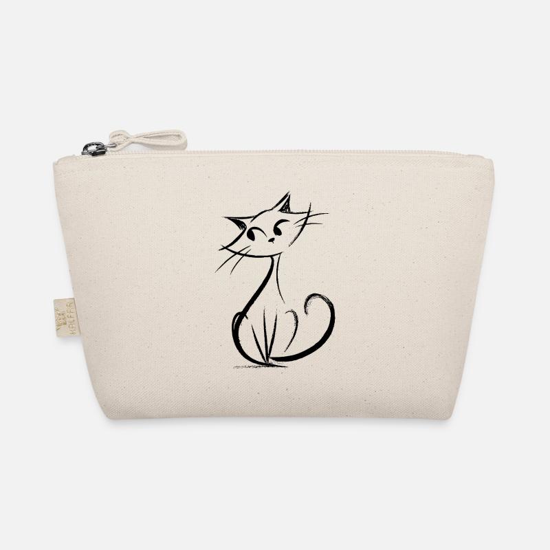 Dessin de chat mignon Trousse biologique